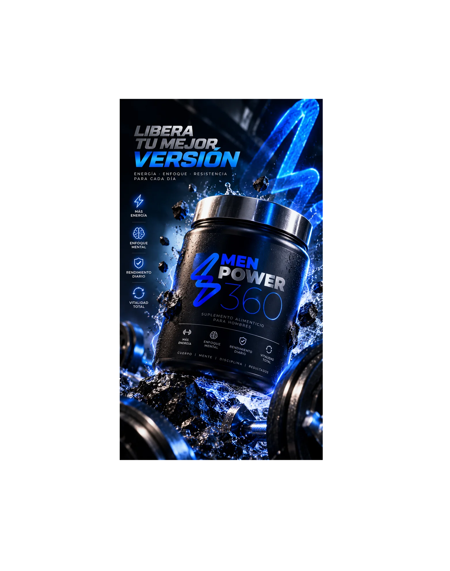 Men Power 360 brand application
